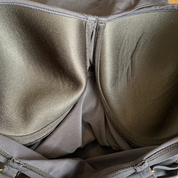 Bleu Rod Beattie black shirred skirt swimsuit 8 - Picture 5 of 7